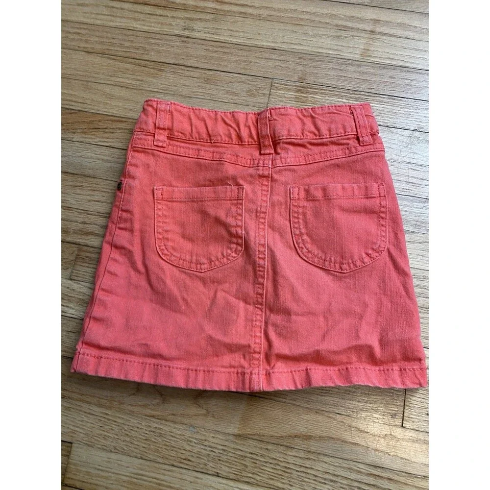 Girl 6 Skirt Distressed Denim Gap Coral Carter’s Adjustable Waist